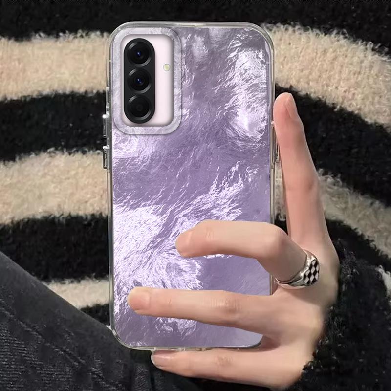 Husă pentru fete cu textură de gheață în gradient pentru Samsung Galaxy A56 A16 A26 A36 A06 A55 A35 A25 A15 A12 A32 A54 S24 S25 S22 S23 FE