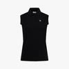 FAIRLIAR GOLF Loose Fit Sleeveless Polo Shirt (Black)