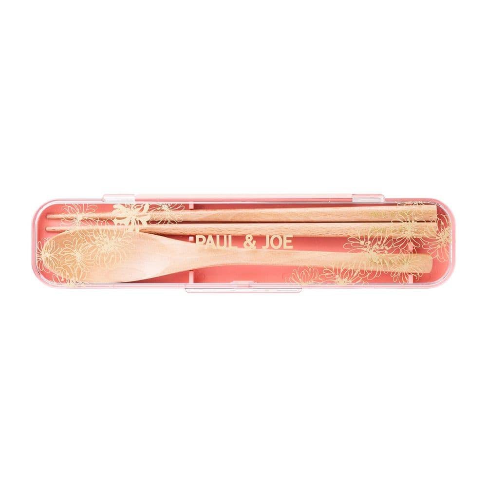 

Paul Joe Break Time Marks Chopsticks and Spoon Box Chrysanthemum Rose & Set, Pink, PAJB-CST02-RO розовый