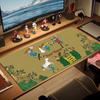 Pippi Longstocking Custom Name Large Size Mouse Pad Large Gaming Table Cushion Non-slip Laptop Tablet Big Mousepad XXL Mat Mini PC Playmat With Lock E