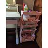 Multi-layer Storage Rack, Storage Rack, Floor-standing Bookshelf, Small Cart, Movable, with Wheels