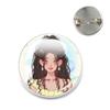 K- KATSEYE Creative Metal Pins Funny Brooch Katseye Korean Girl Band Badge Backpack Hat Accessories Jewelry Decoration Fans Gift