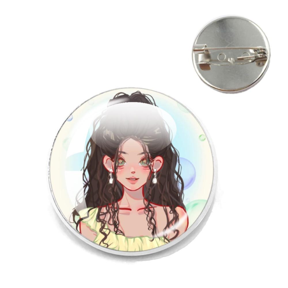 K- KATSEYE Creative Metal Pins Funny Brooch Katseye Korean Girl Band Badge Backpack Hat Accessories Jewelry Decoration Fans Gift