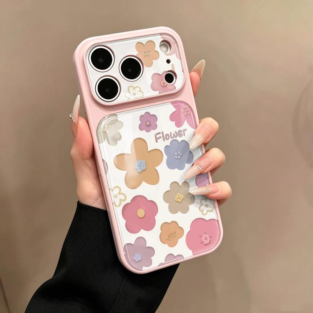 Colored Flowers for iPhone17ProMax Phone Case 16/15Plus Niche Apple 14Pro Creative 13