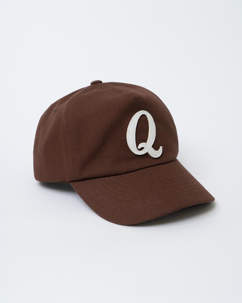 Old Ike Olnyu Q Logo Fit Cap Brown