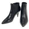 CELINE 38 Stiefel schwarzes Leder Damen