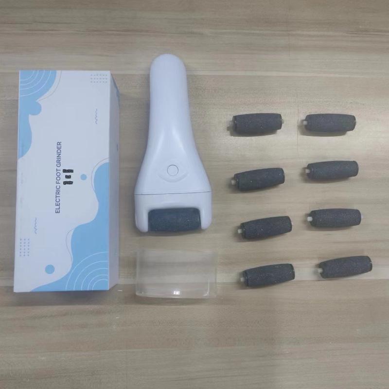 USB Rechargeable Electric Foot File with Digital Display, Water-Resistant Callus Remover, and Automatic Pedicure Tool.