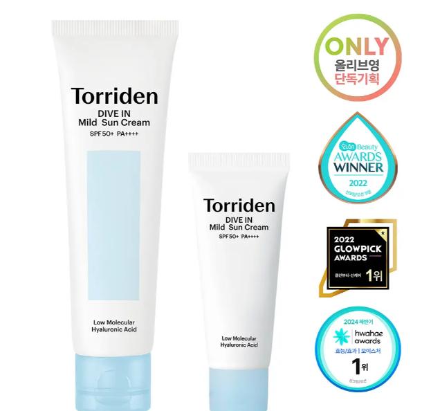 

Torriden Dive-In Mild Mineral Sun Cream 60ml Set with 20ml