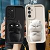 Phone Cover Case for Samsung Galaxy A16 A51 A73 A35 A36 A56 A12 A13 A53 A54 A23 A34 A26 A32 A15 A71 A72 Cartoon Blacks White Cat