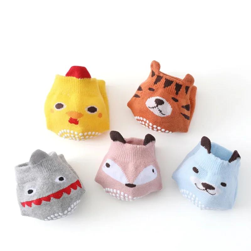 0-3 Jahre Baumwolle Baby Knie Pad Mädchen Jungen Anti-Rutsch Knie Pads Neugeborenen Protector Krabbeln Ellenbogen Kissen Kid leging Kniescheiben