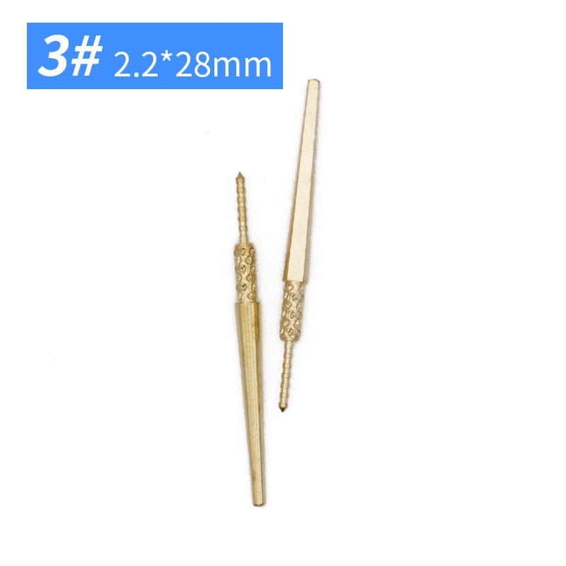 50 шт. Лабораторные латунные штифты-дюбели с шипом, латунные штифты для гипсовых каменных моделей, стоматологический материал, размер 2# 3#