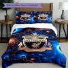 Set copripiumino 3 pezzi (1*Copripiumino + 2*Federe, Senza Nucleo),Set Biancheria da Letto con Stampa Liverpool F.C, Decorazione Camera da Letto, Per Tutte le Stagioni, Regalo di Compleanno