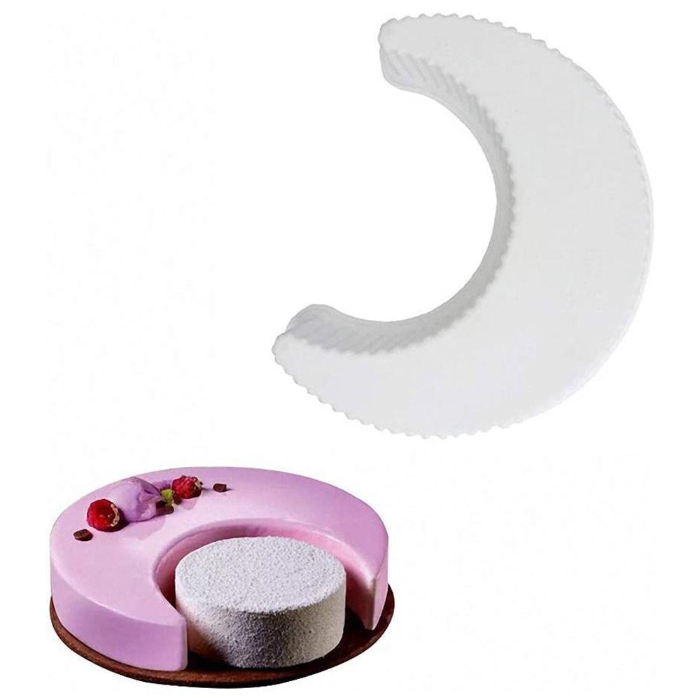 Flexible Silicone 3D Moon Cake Mold Reusable Baking Mousse Mould Non-Stick Moon Shape Mold Eid Mubarak Party