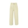 Women's Linen Pants Casual Loose Wide Leg Pants Women's Elastic Waist Wide Leg Pants With Pockets Trousers