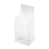 5Pcs 118×92×162Mm Clear Display Case Compatible With 4 Inch Vinyl Figures Heavy Duty Protective Box With Locking Tab