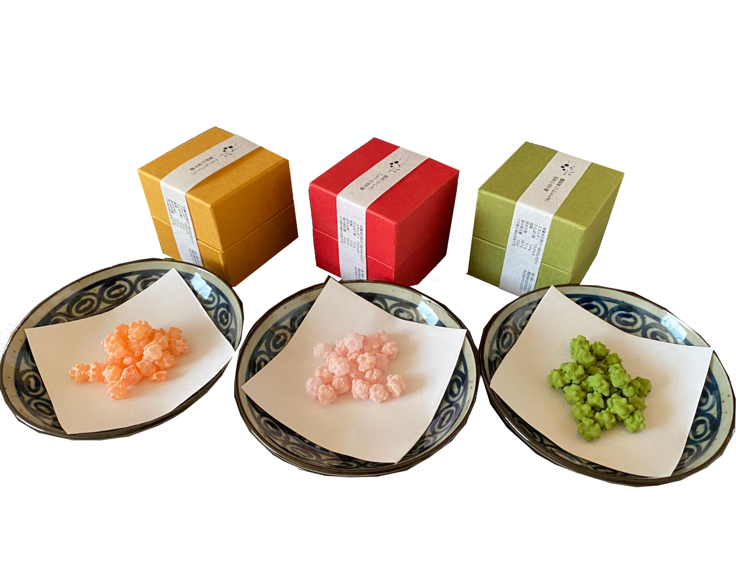 

Konpeito Traditional Sugar 3 Mandarin and Iroha Handmade Small Teatime or Return A New [Iroha] (Sweet Candy) - Candy, Flavors Orange, Strawberry,