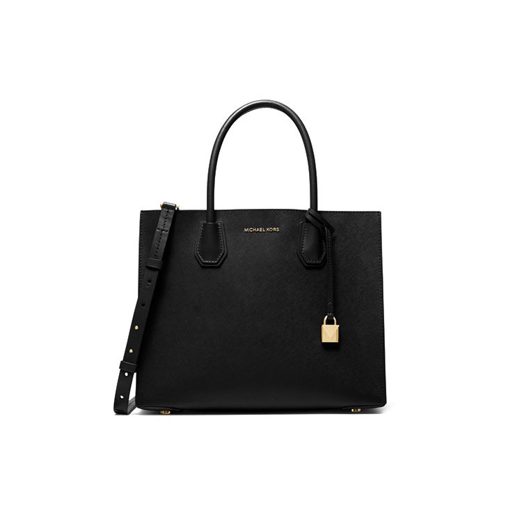 

Michael Kors Mercer Lock Шкіряна та Синтетична Шкіра Сумка-тоут Жіночі Сумки-тоут Чорний 30S0GM9T7L-BLACK Basic Set (Bag+Dust Bag)