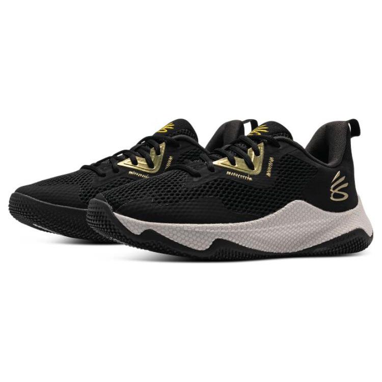 Curry Brand Curry HOVR Splash 3 Black Gold Men Sneakers Jet-Grey 3026275-001
