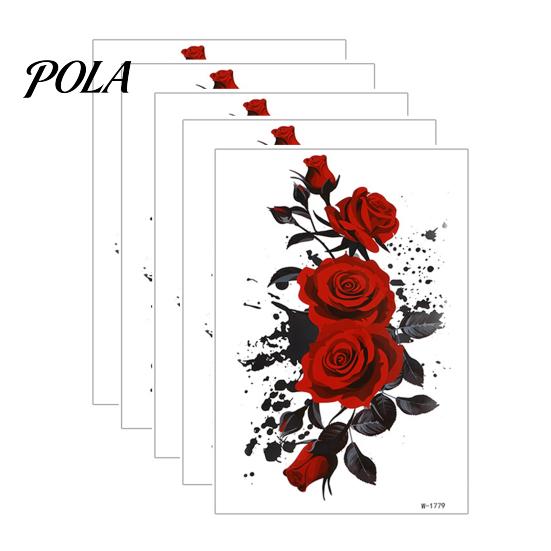 5 Sheets Tattoo Stickers, Skin-Friendly Temporary Tattoos for Adults And Kids, Easy To Apply Hypoallergenic Non-Irritating Body Art for Events And