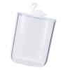 Bathroom Containers Multifunction Transparent Cotton Swabs Storage Canister with Lid for Home Swan