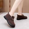Women's Snow Boots Moccasins Soft Loafers Women's Winter Casual Warm Short Comfort Shoes