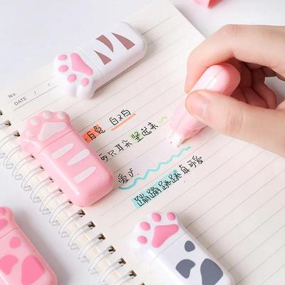 1 Pack Cute Girl Cat Correction Tape Correction Tape Cat Claw School Supplies Stationery School Supplies