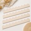 5pcs Stainable Decorative Wood Trim Paintable Scalloped Edge Wood Molding  Home Wall Decoration