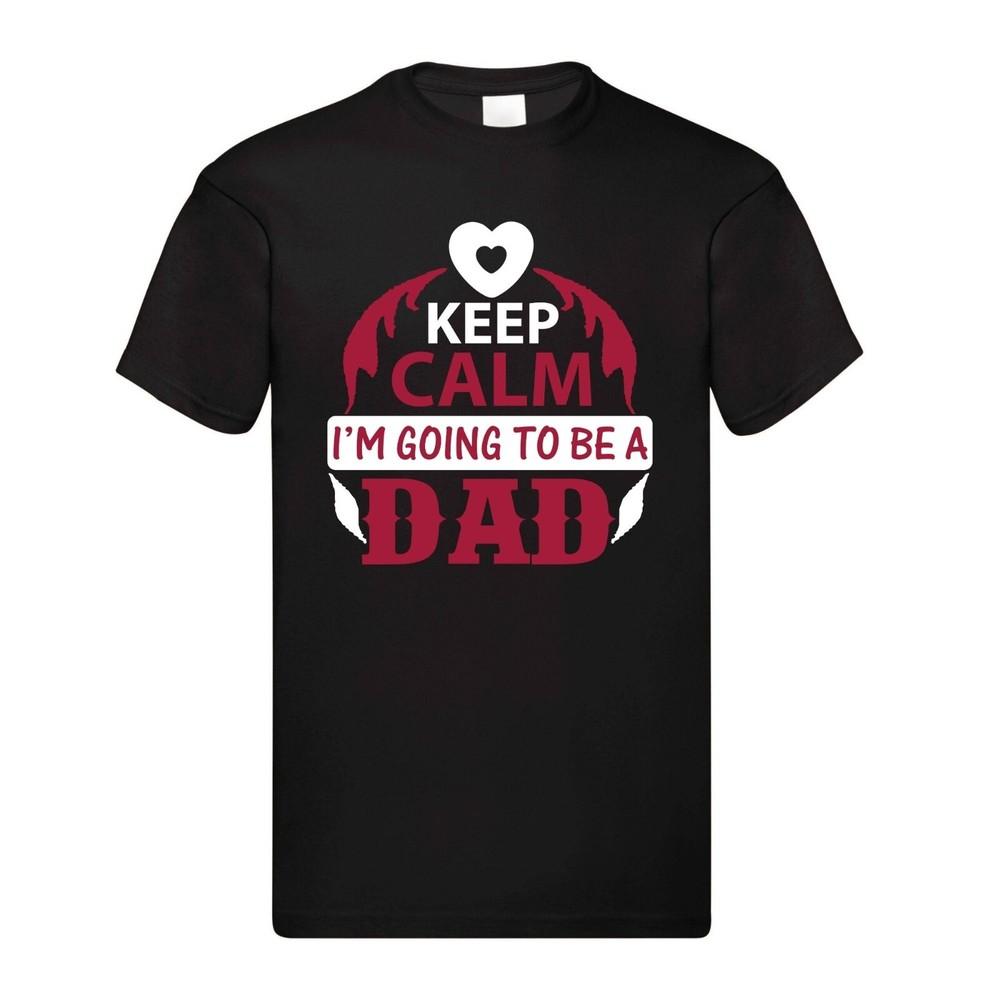 

Keep Calm I m Going to Be a Dad – Funny Pregnancy Announcement Shirt S