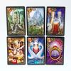 36 Stück Lenormand Karten Gedruckt auf 350 g/m² Doppelt geprägtem Karton Gilded Reverie Lenormand Deck