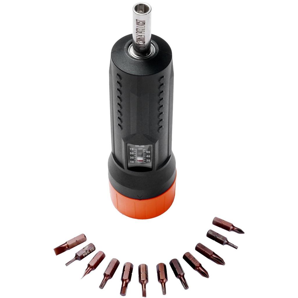 Torque Screwdriver 1/4" Range 10-70 In/lb W/ 1 In-lb Increment View Window