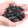 80PCS Vacuum Hose Caps, Connector Assortment 6 Sizes Black Rubber Cap, Automotive Topomatic Replacement Parts For Carburetor Vacuum Plugs, Intake
