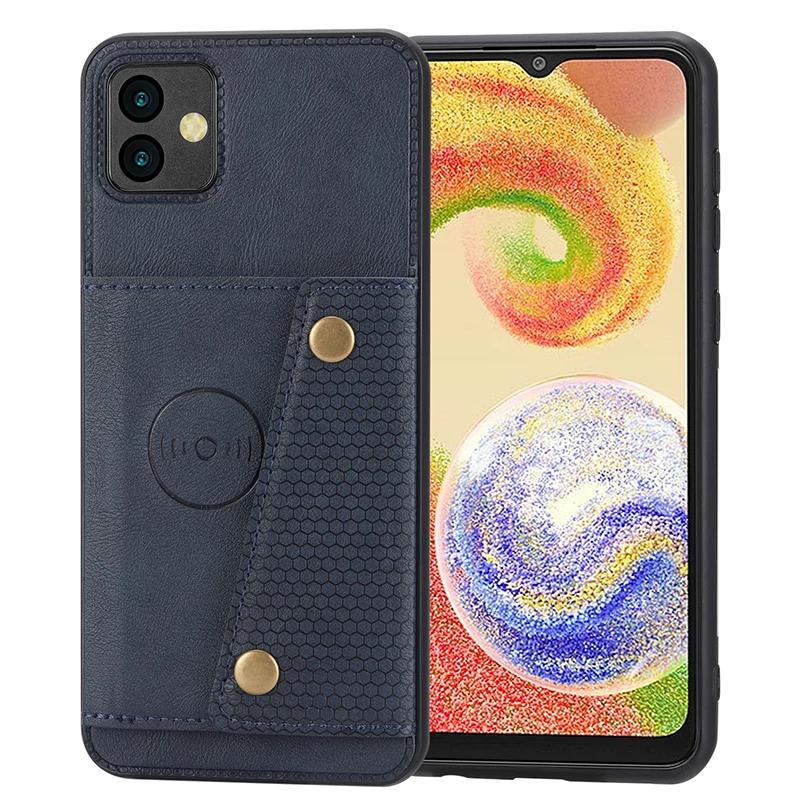 Leather Cover For Samsung Galaxy S25 Edge S24 A05 A05S A06 A15 A16 A25 A26 A33 A34 A35 A36 A53 A54 A55 A56 Card Slots Phone Case