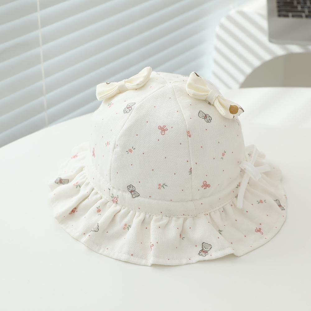 

Baby Hat Spring Summer Sun Hat 46cm 3-12 Month Cute Infant Toddler Cap Kids Fisherman Hat for Boy Girl Outdoor Sunscreen 46cm