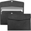 VANRA 1 Piece PU Leather Envelope File Folders A4 Paper Document Filing Envelope Document Organizer Leather Portfolio Folder Holder with Magnetic