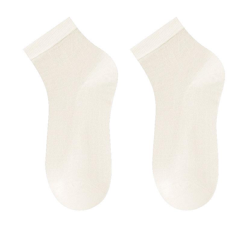 Women's Summer Thin Sweat Absorbing Breathable Moon Boneless Tube Socks