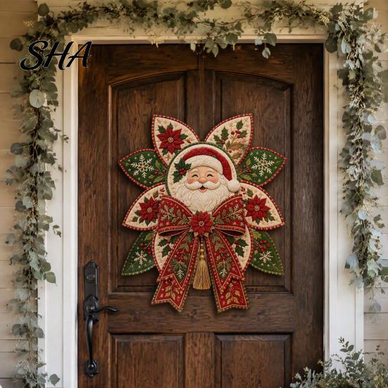 Patchwork-Projekte für Anfänger Weihnachtsquilt Schleife DIY Nähset, 3D Handgefertigtes Dekoratives Ornament, Vorgeschnittene Handgenähte Ornamente Stoff Und
