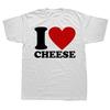Funny I Love Cheese Graphic Tshirts Men Womens Fashion Casual Tshirt 100 Cotton Loose Oversized Vegan Fiend T Shirt