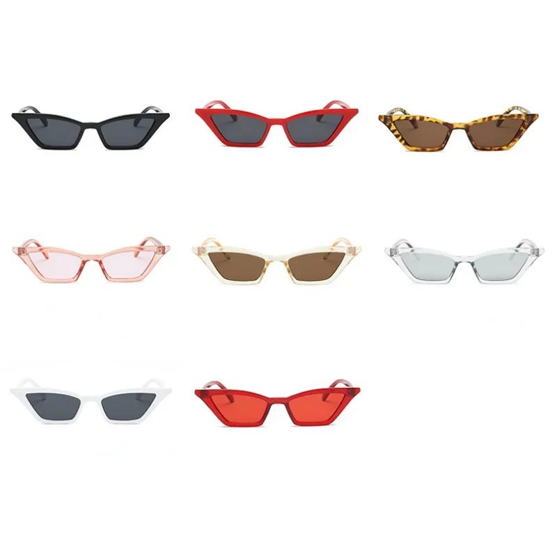 Vintage Cat Eye Sunglasses Retro Small Frame Sun Glasses for Women UV400 Protection Eyewear Trendy Shades Streetwear Accessories