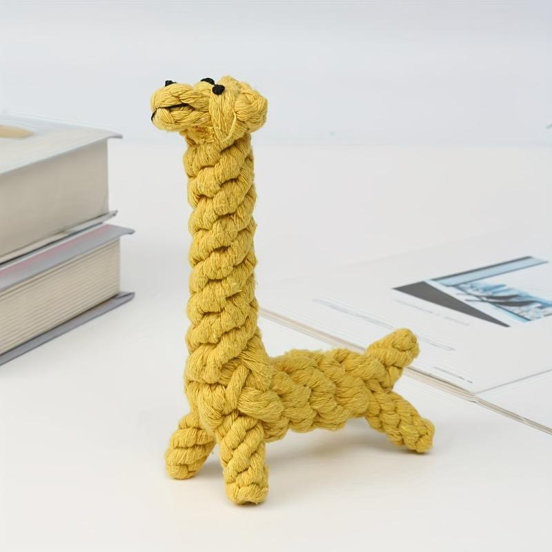 Cotton rope dog toy Pipi set animal modeling weaving toy knot anti-gnashing dog toy