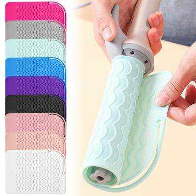 Mata podróżna do prostownic, mata odporna na ciepło do lokówek, blat do prostownic do włosów, mata odporna na ciepło do prostownic i stylizacji włosów