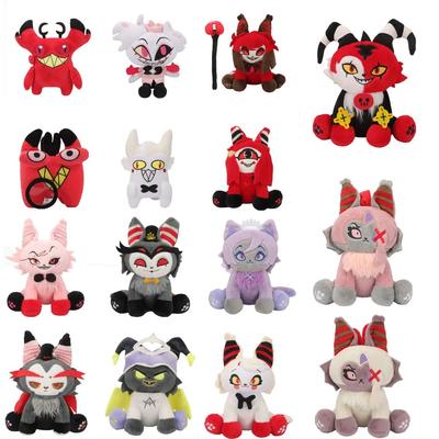 Neues Anime Hazbin Hotel Alastor Angle Dust Charlie Morningstar Plüschtiere Niedlich Plüschkörper Anziehbare Stoffpuppe Kissen Geburtstagsgeschenke