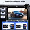 2+64GB Android Car Stereo 10.4' Touchscreen with CarPlay, Android Auto, GPS, WiFi, Backup Camera
