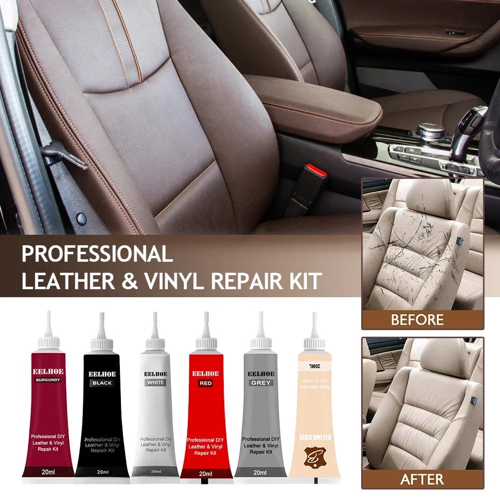 20ml Leather Repair Gel Car Repair Scratches Cracks Sofa Car Seat Leather Complementary Refurbish Cream Repair Paste with Sponge