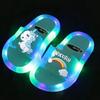 Fashion Glowing Children's Slippers Strawberry Crystal Shoes Shiny Lights Girlfriend Girls Shiny Sandals