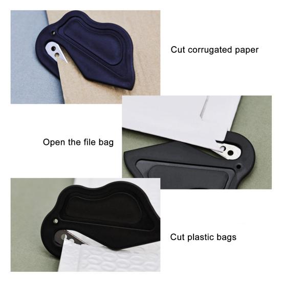 3 Pcs Letter Opener Envelope Slitter Plastic Pet Hair Knotting Knife Portable Mail Opener Wrapping Paper Cutting Tool for Home Office Supplies