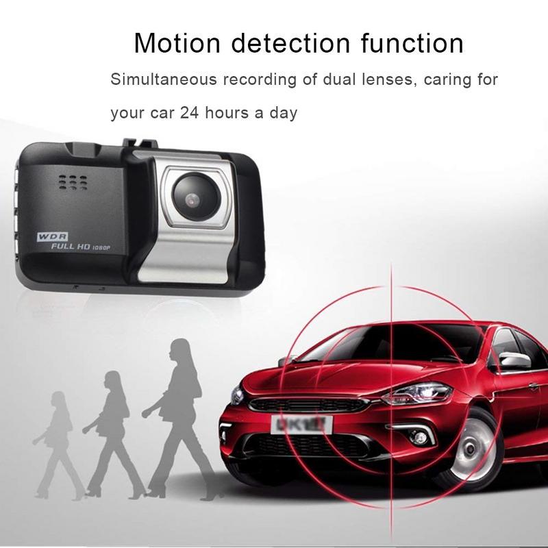 Dash Cam Car 1080P Inch HD Car Camera Driving Recorder Wide Angle DVR Vehicle Dash Camera G-Sensor