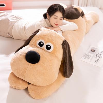 Large Soft Dog Throw Pillow Plush Toy Doll Big Dog Doll Girl Sleeping Leg Puppet Doll