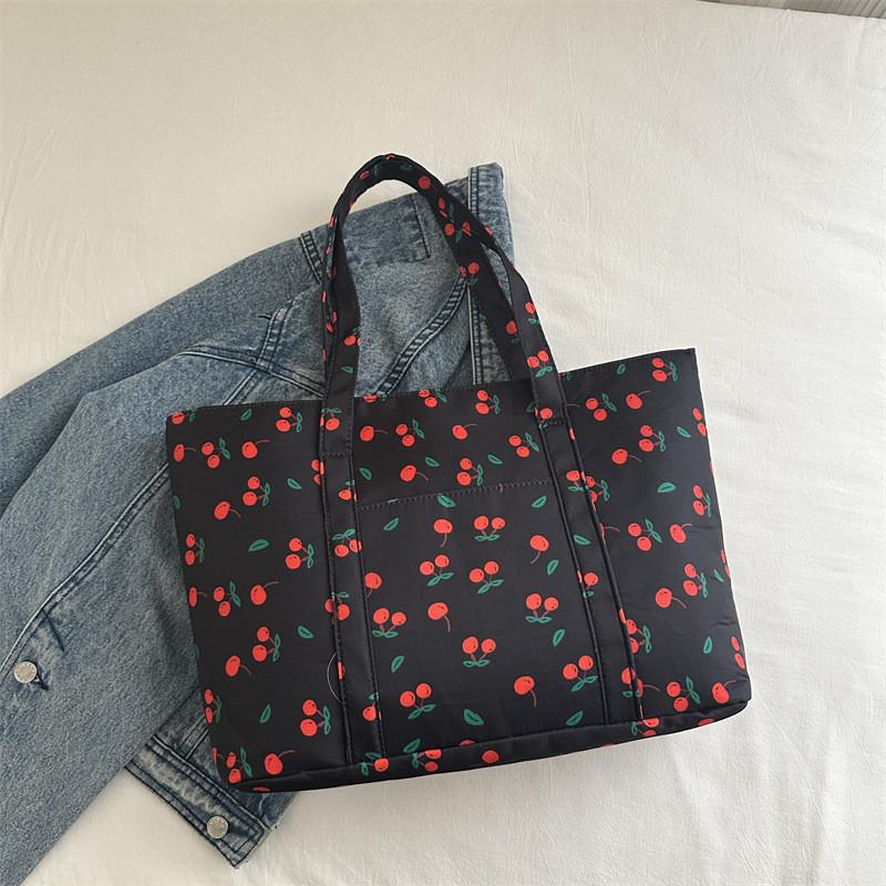 

Стильная Модная Корейская Большая Плечевая Сумка-Тоут Для Студентов В Черном Розовом Белом чёрный