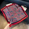 New versatile fashion silk small square scarf professional scarf silk scarf spring and summer matching scarf temperament simple silk scarf