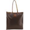 Macadam Tote Bag Vintage Brown PVC Women Used